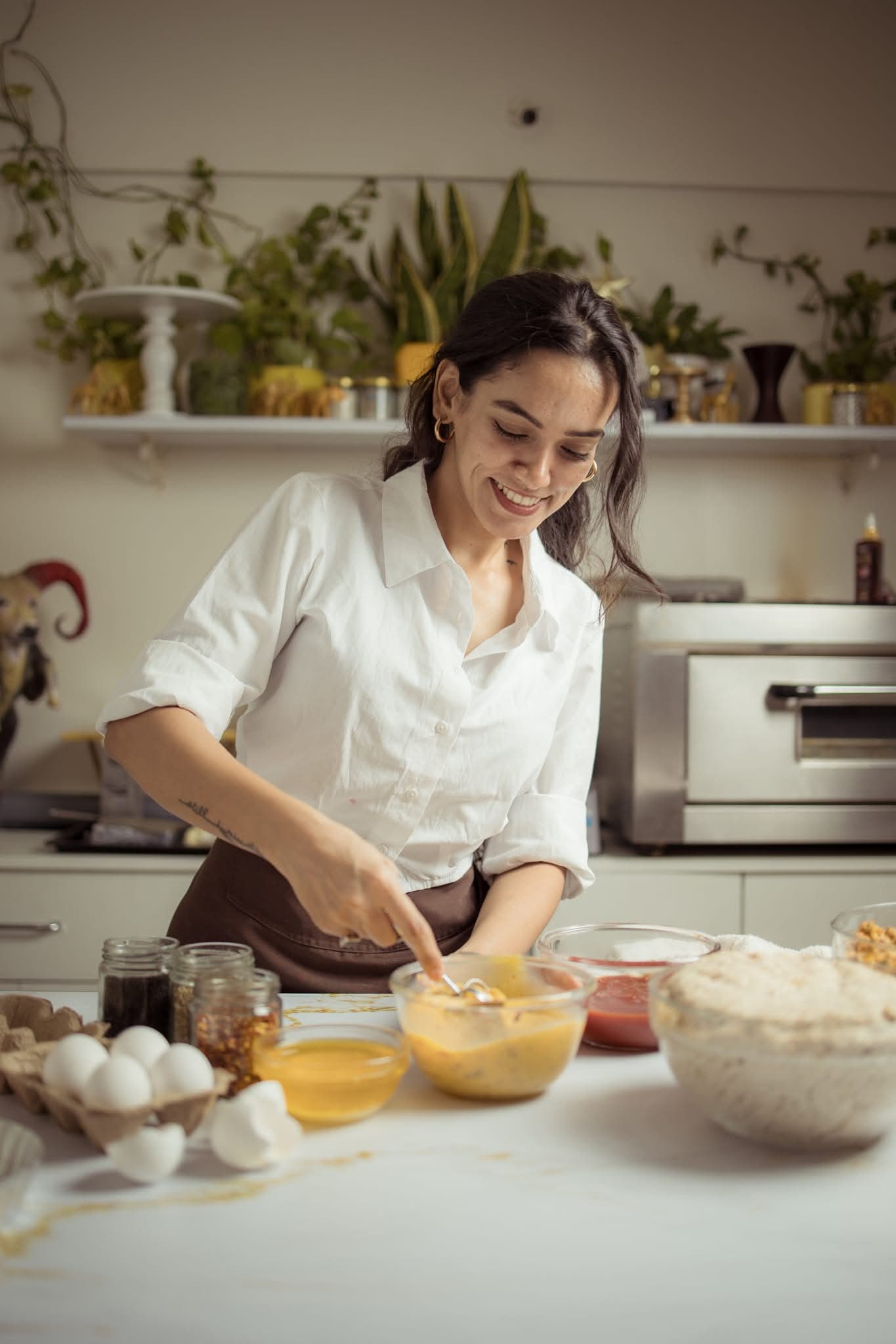 Chef Tasnim Fatehpurwala kitchen moment 1