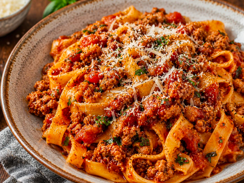 Tuscan Pork Mince Pasta