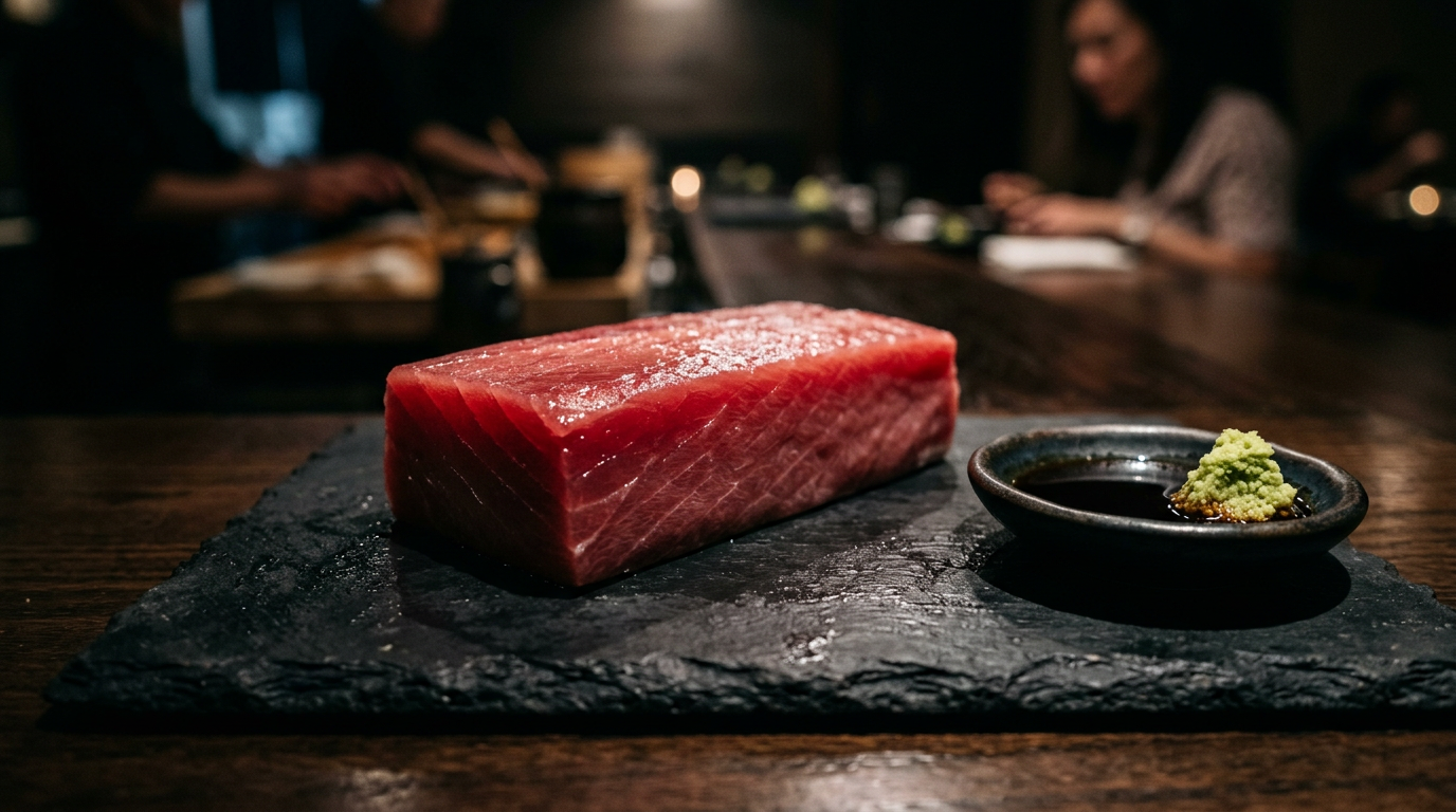 Japanese Yellow Tail Tuna Saku