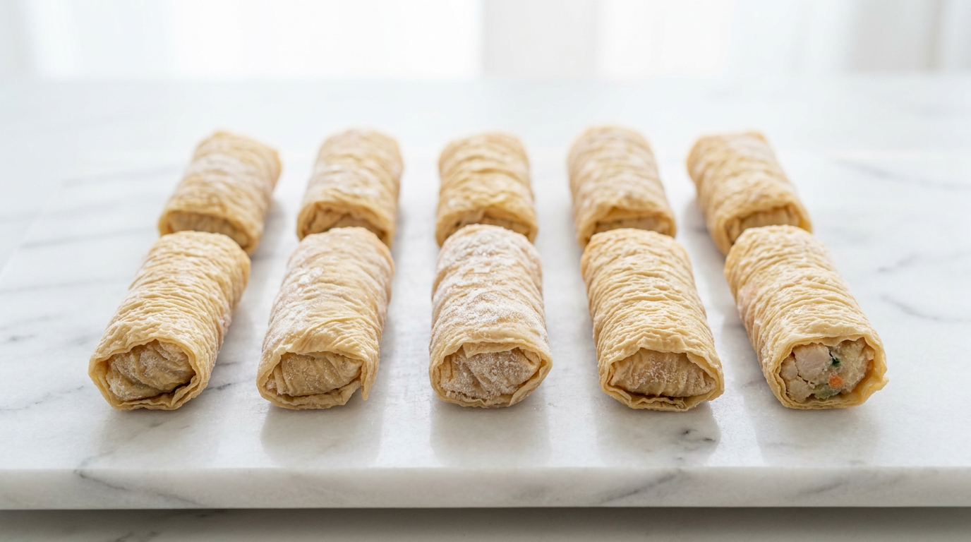 Chicken beancurd roll