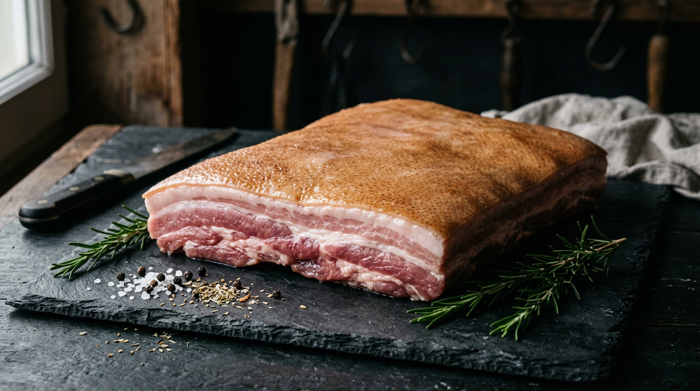 Belgium Pork Belly with Skin Full