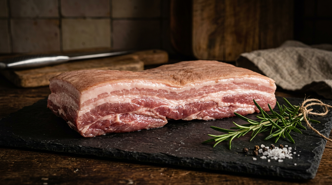 Belgium Pork Belly with Skin Slab