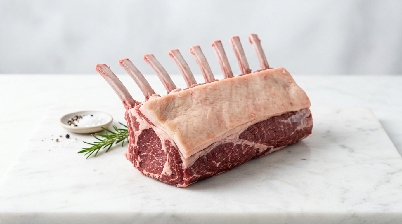 NZ Lamb Rack Cap On