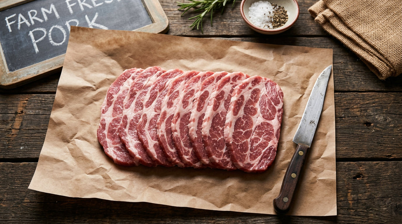 Pork Neck Boneless Slice
