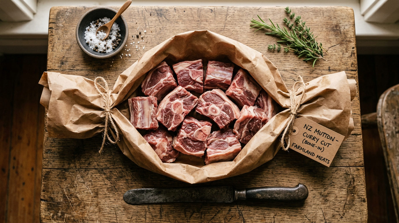 NZ Mutton Curry Cut Bone In