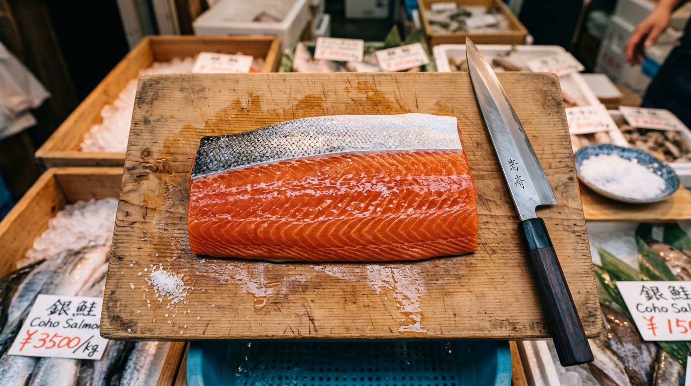 Japanese COHO Salmon C-Trim