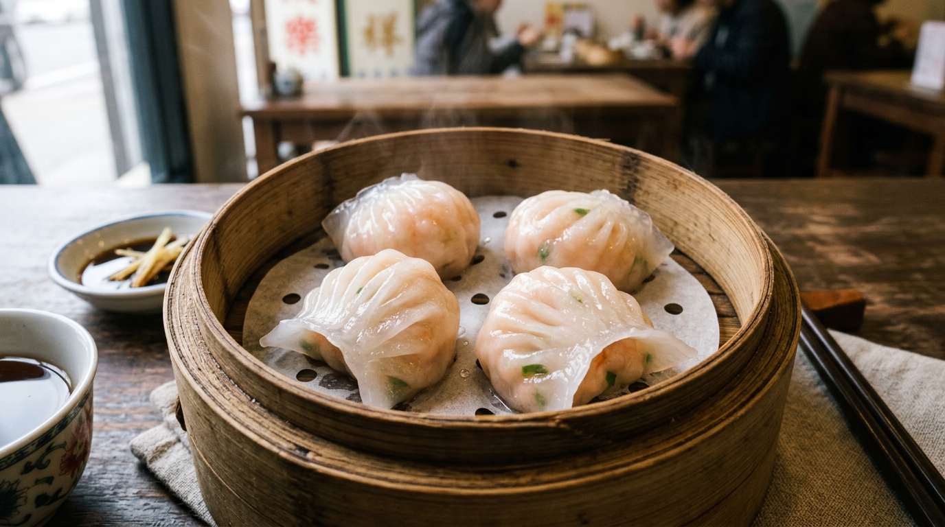 Steam Prawn Har Kao (Har Gao)