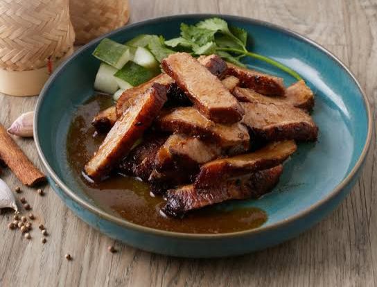 Grilled pork neck